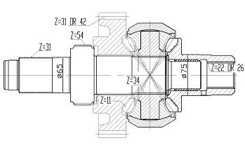 OEM diferencial completo do conjunto da transmissão automática de grande resistência e elevada precisão