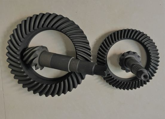 Roda de coroa e pinhão chanfrados espirais para a rigidez alta das peças do caminhão de MITSUBISHI