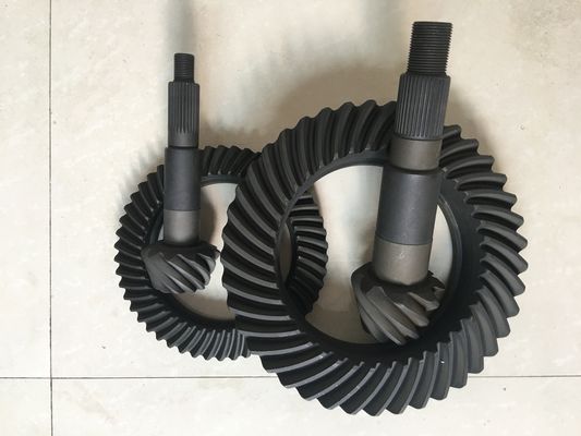 Pinhão helicoidal da roda de coroa da engrenagem cônica da elevada precisão para o material do aço carbono de Hino