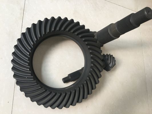 Engrenagens cônicas da coroa espiral hipóide, engrenagem de anel do forjamento da elevada precisão e pinhão