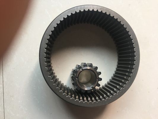 Rigidez alta enegrecendo personalizada do tratamento de superfície do anel pequeno da engrenagem de dente reto