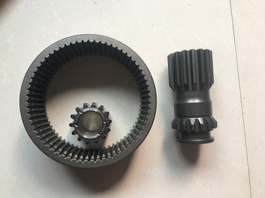 Rigidez alta enegrecendo personalizada do tratamento de superfície do anel pequeno da engrenagem de dente reto