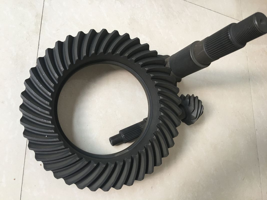 Engrenagens cônicas da coroa espiral hipóide, engrenagem de anel do forjamento da elevada precisão e pinhão